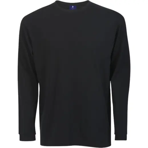 170g Long Sleeve T-Shirt 100 Cotton Black